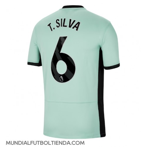 Camiseta Chelsea Thiago Silva #6 Tercera Equipación Replica 2023-24 mangas cortas